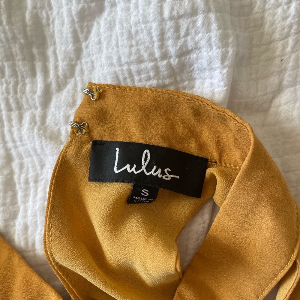 Lulus yellow dress - Size S - Picture 4 of 5